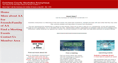 Desktop Screenshot of dutchessaa.org